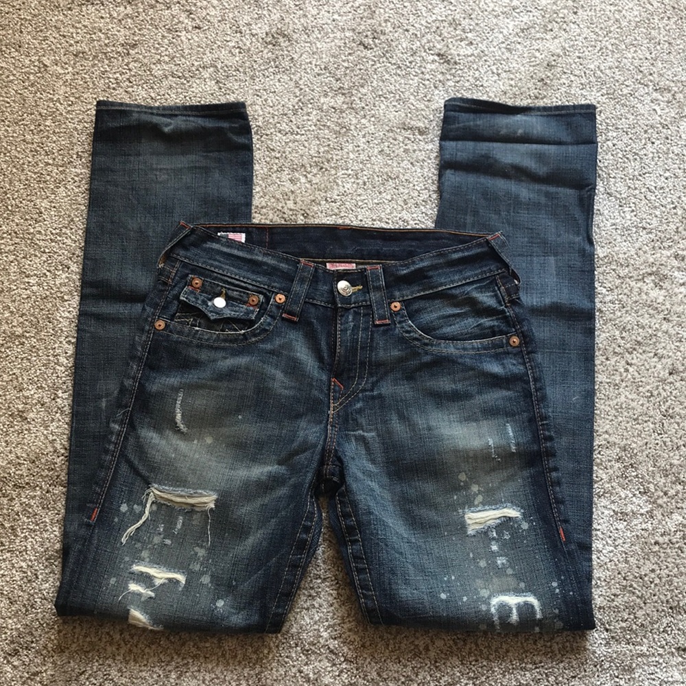 True Religion Ricky Distressed Jeans